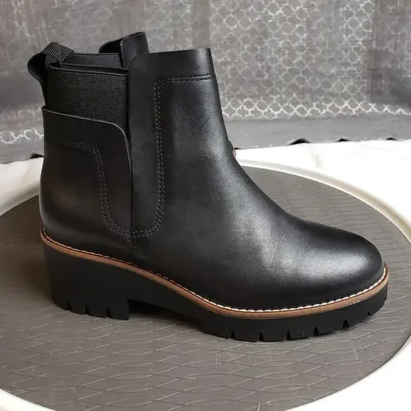 Blondo Danika Boots Womens 7.5M Black Waterproof Chunky Sole Chelseacore - Picture 4 of 12